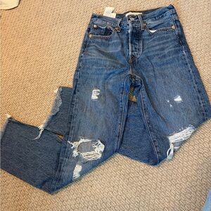 Levi's Blue Wedgie Straight Leg Women's Jeans